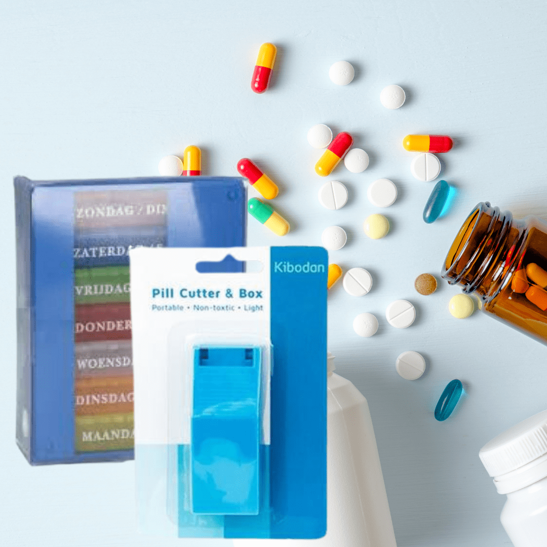 Pillen Snijden, Verbrijzelen, Opbergen