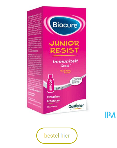 Biocure Junior Siroop Suikervrij 180ml