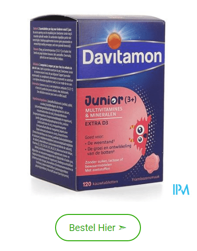 Davitamon Junior Framboos V1 Comp 120