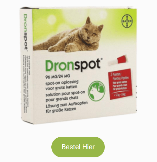 Dronspot 96mg/24mg Spot-on Kat Groot >5-8kg Pip 2