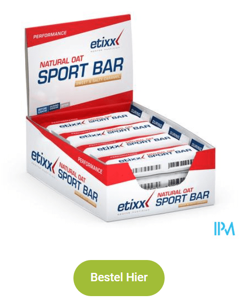Etixx Natural Oat Bar Sweet&salty Caramel 12x55g