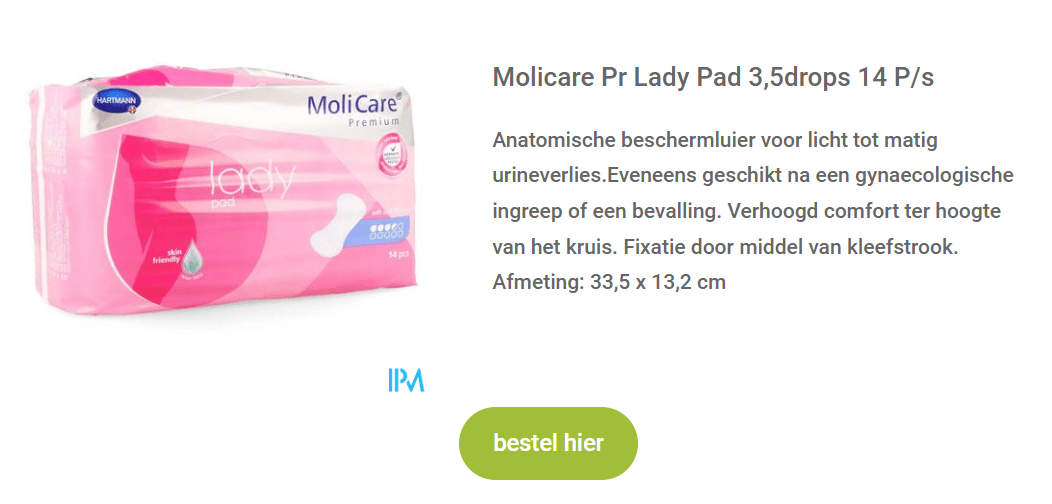 Molicare Pr Lady Pad 3,5drops