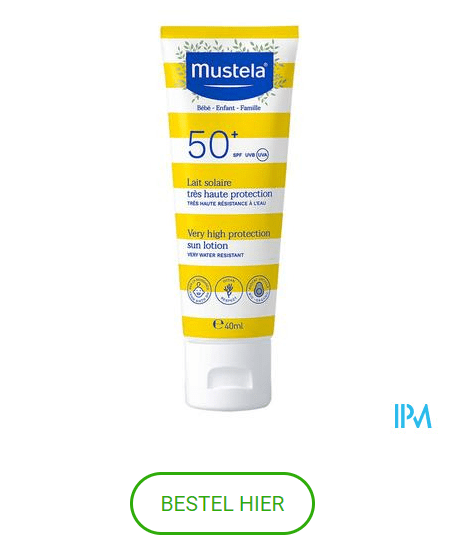 Mustela Zon Melk Heel Hoge Bescherming Ip50+ 40ml