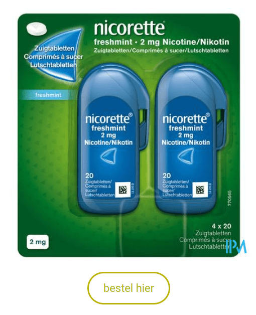 Nicorette Freshmint Zuigtabletten 80x2mg