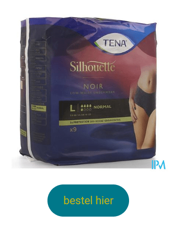 Tena Silhouette Noir Low Waist L 795621