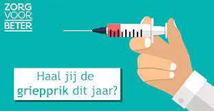 Denk Aan Uw Griepprik. Laat Je Vaccineren!