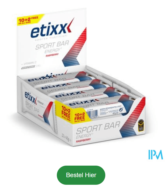 Etixx Energy Sport Bar Red Fruit 12x40g