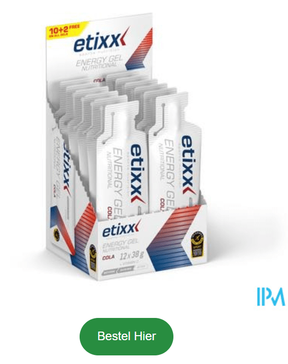 Etixx Nutritional Energy Gel Cola 12x38g