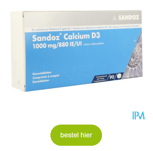 Sandoz Calcium D3 Kauwtabletten 90x1000