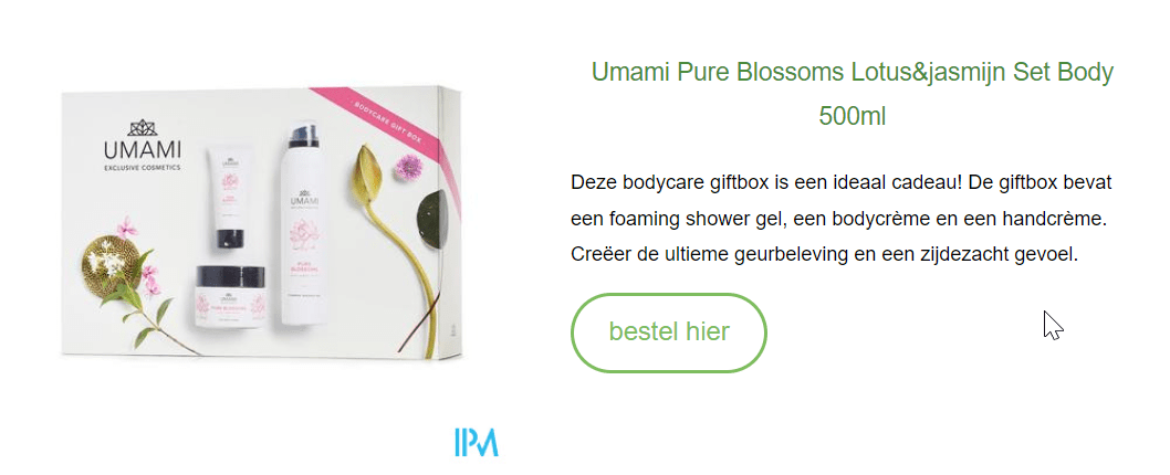 Umami Pure Blossoms Lotus&jasmijn Set Body 500ml