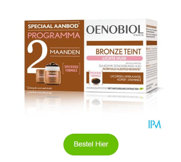 Oenobiol Bronze Teint Lichte Huid Caps 2x30