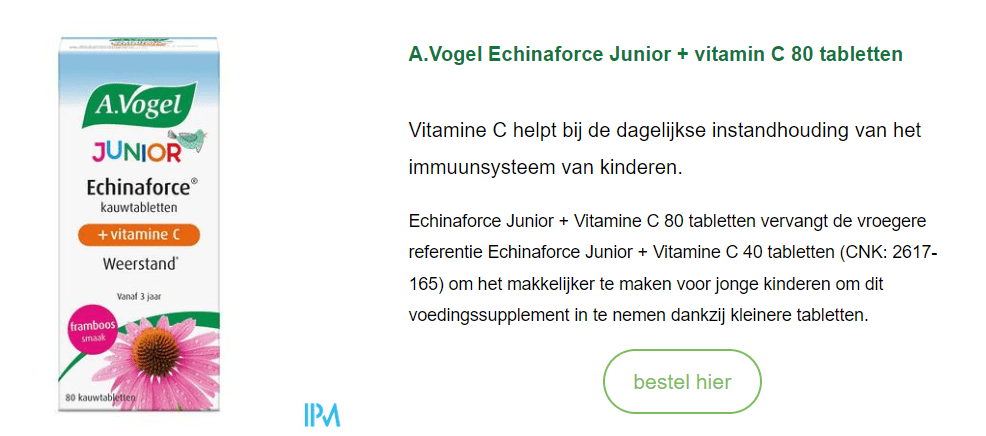 A.vogel Echinaforce Junior + Vitamine C 80 Tabletten