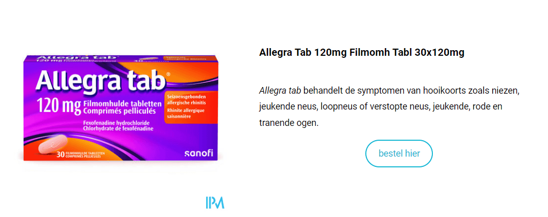 Allegra Tab 120mg Filmomh Tabl 30x120mg