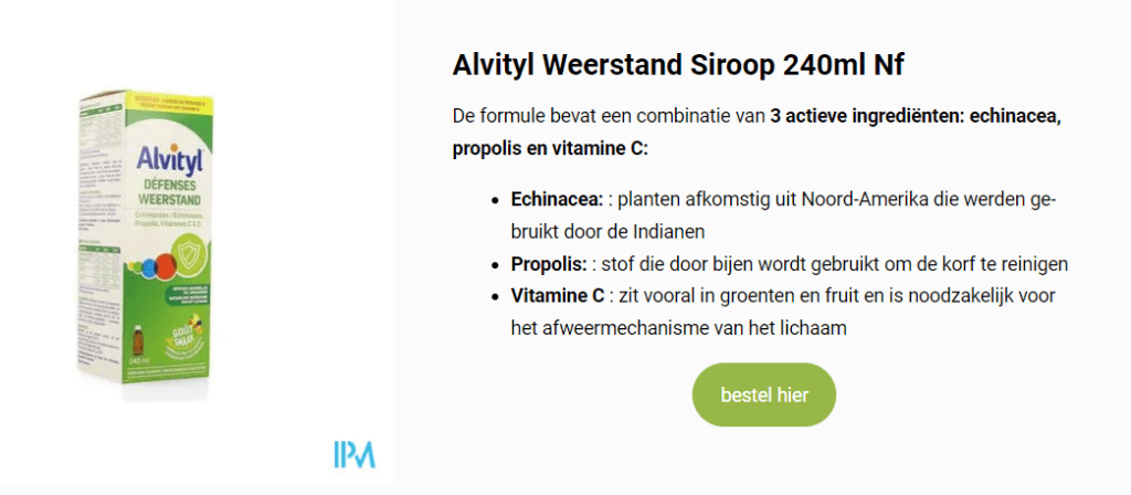 Alvityl Weerstand Siroop 240ml Nf