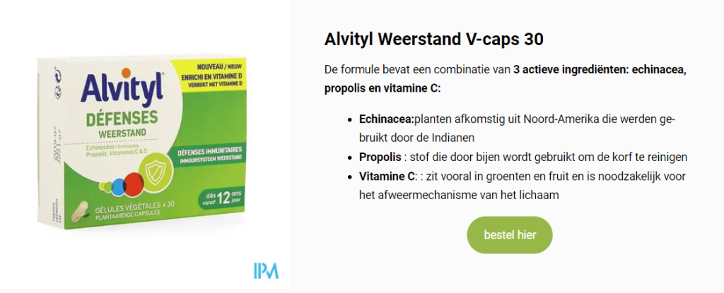 Alvityl Weerstand V Caps 30