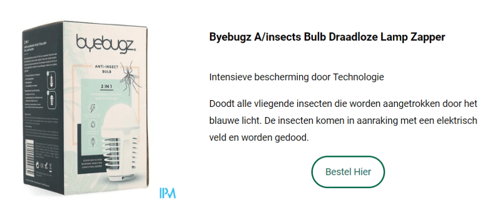 Byebugz A Insects Bulb Draadloze Lamp Zapper