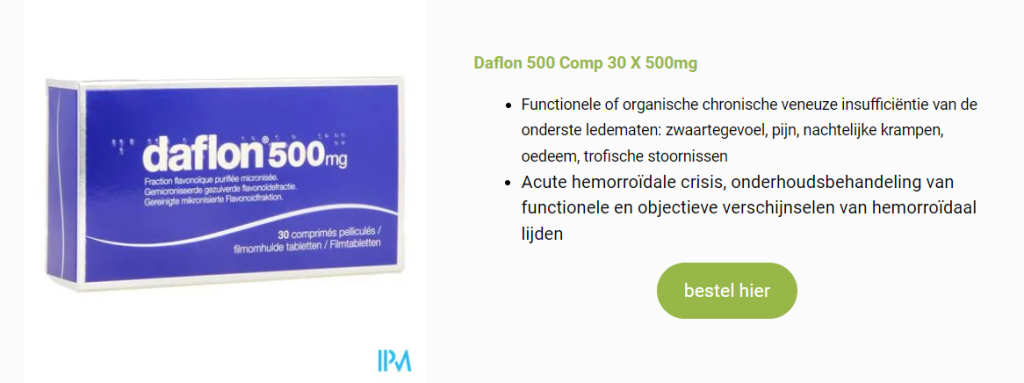 Daflon 500 Comp 30 X 500mg