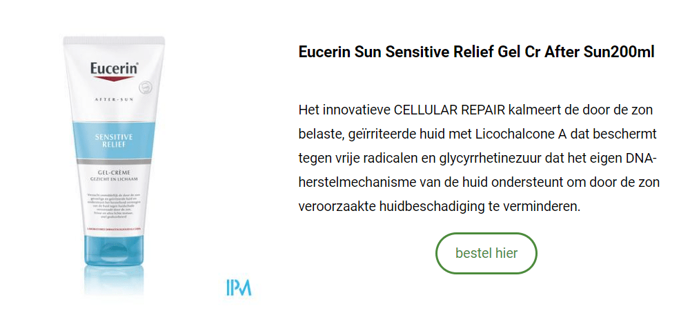 Eucerin Sun Sensitive Relief Gel Cr After Sun200ml