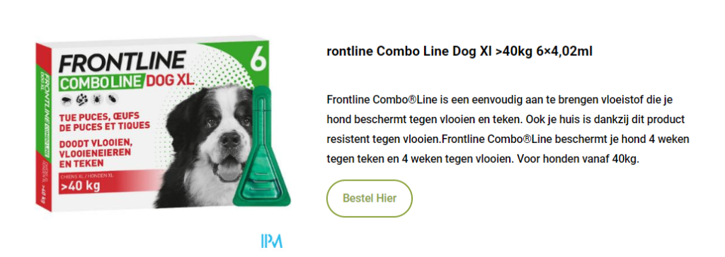 Frontline Combo Line Dog Xl