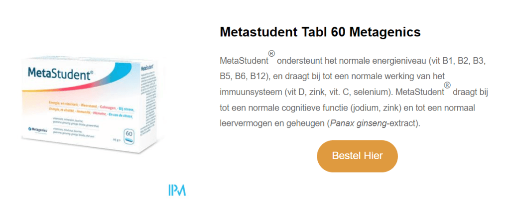 Metastudent Tabl 60 Metagenics