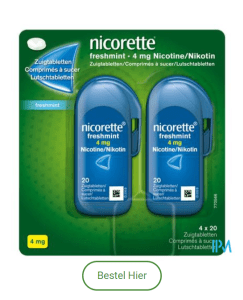 Nicorette Freshmint Zuigtabletten 80x4mg
