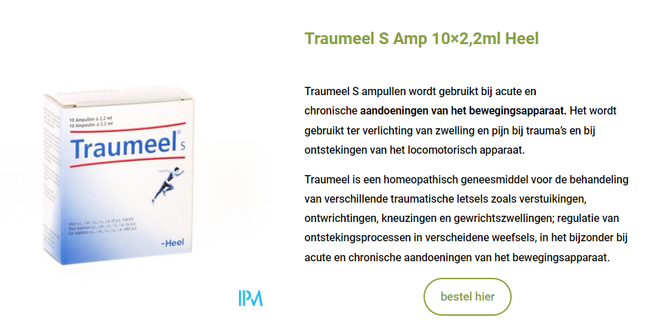 Traumeel S Amp 10x2,2ml Heel
