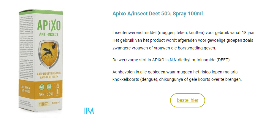 Apixo A Insect Deet 50% Spray 100ml