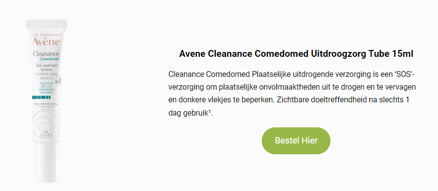 Avene Cleanance Comedomed Uitdroogzorg Tube 15ml