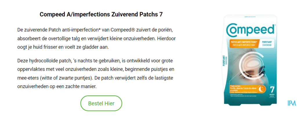 Compeed A Imperfections Zuiverend Patchs 7