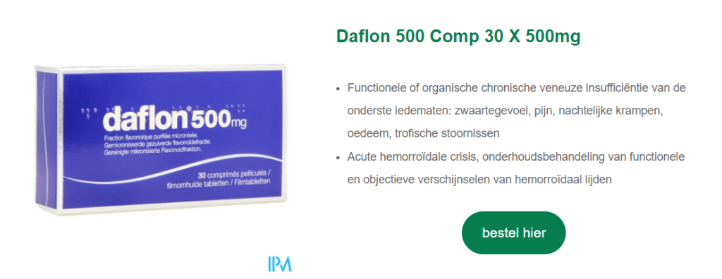 Daflon 500 Comp 30 X 500mg