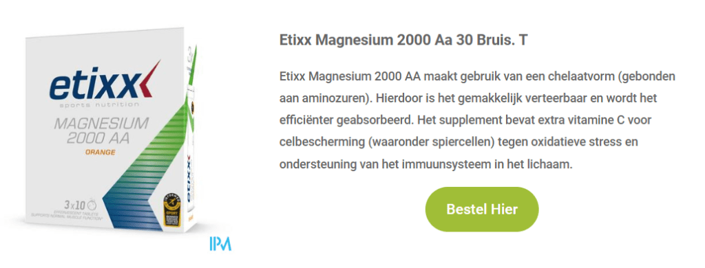 Etixx Magnesium 2000 Aa 30 Bruis. T