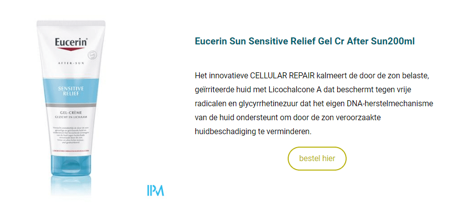 Eucerin Sun Sensitive Relief Gel Cr After Sun200ml