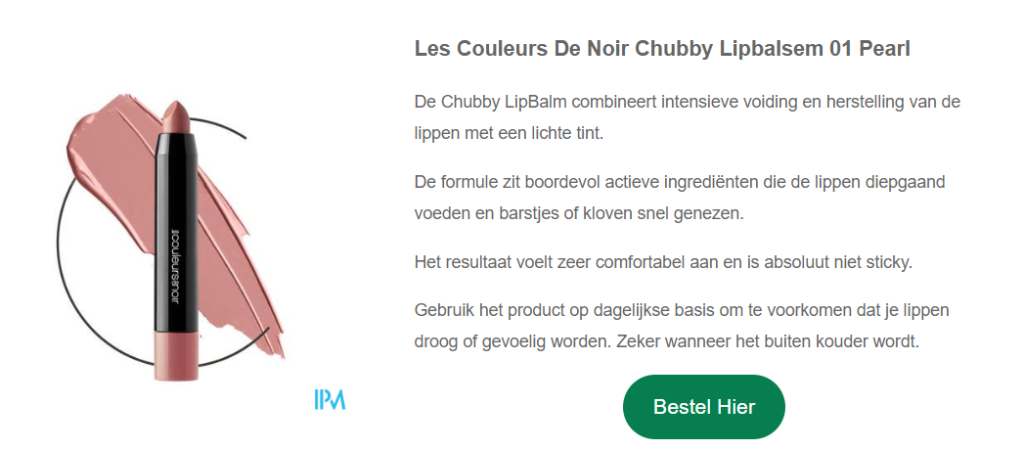 Les Couleurs De Noir Chubby Lipbalsem 01 Pearl
