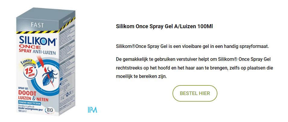 Silikom Once Spray Gel A Luizen 100ml