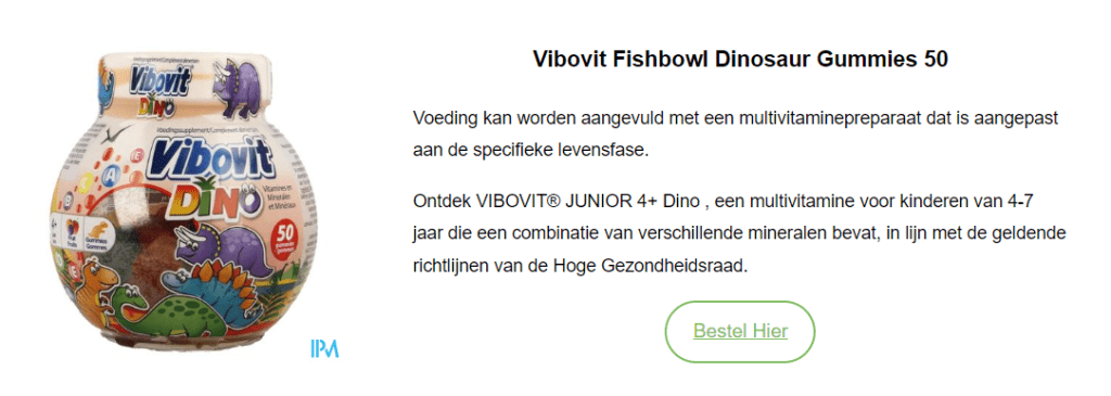 Vibovit Fishbowl Dinosaur Gummies 50